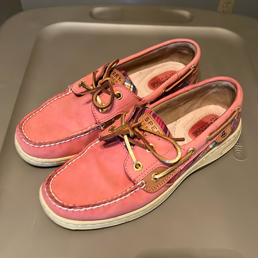 Sperry Top-sided Bluefish Wash Red Plaid